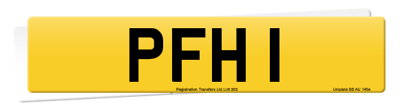 Registration number PFH 1